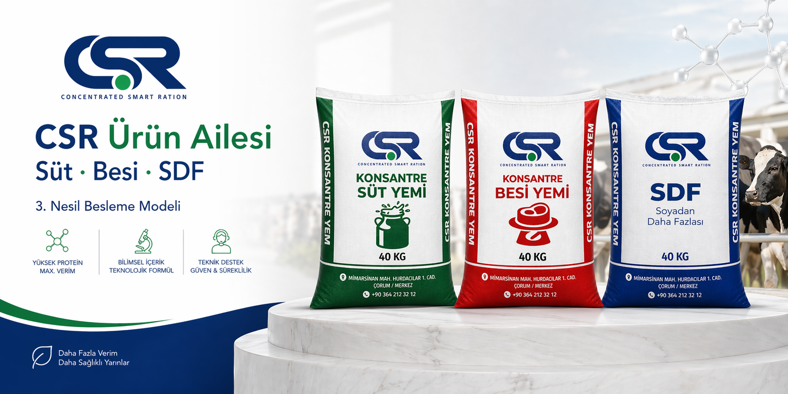 CSR ürün ailesi banner